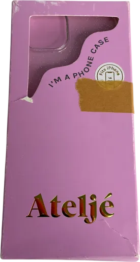 atelje Metallic Glitter Iphone 14 Pro Case One Size