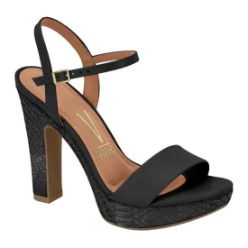 Black Ankle Strap Heels