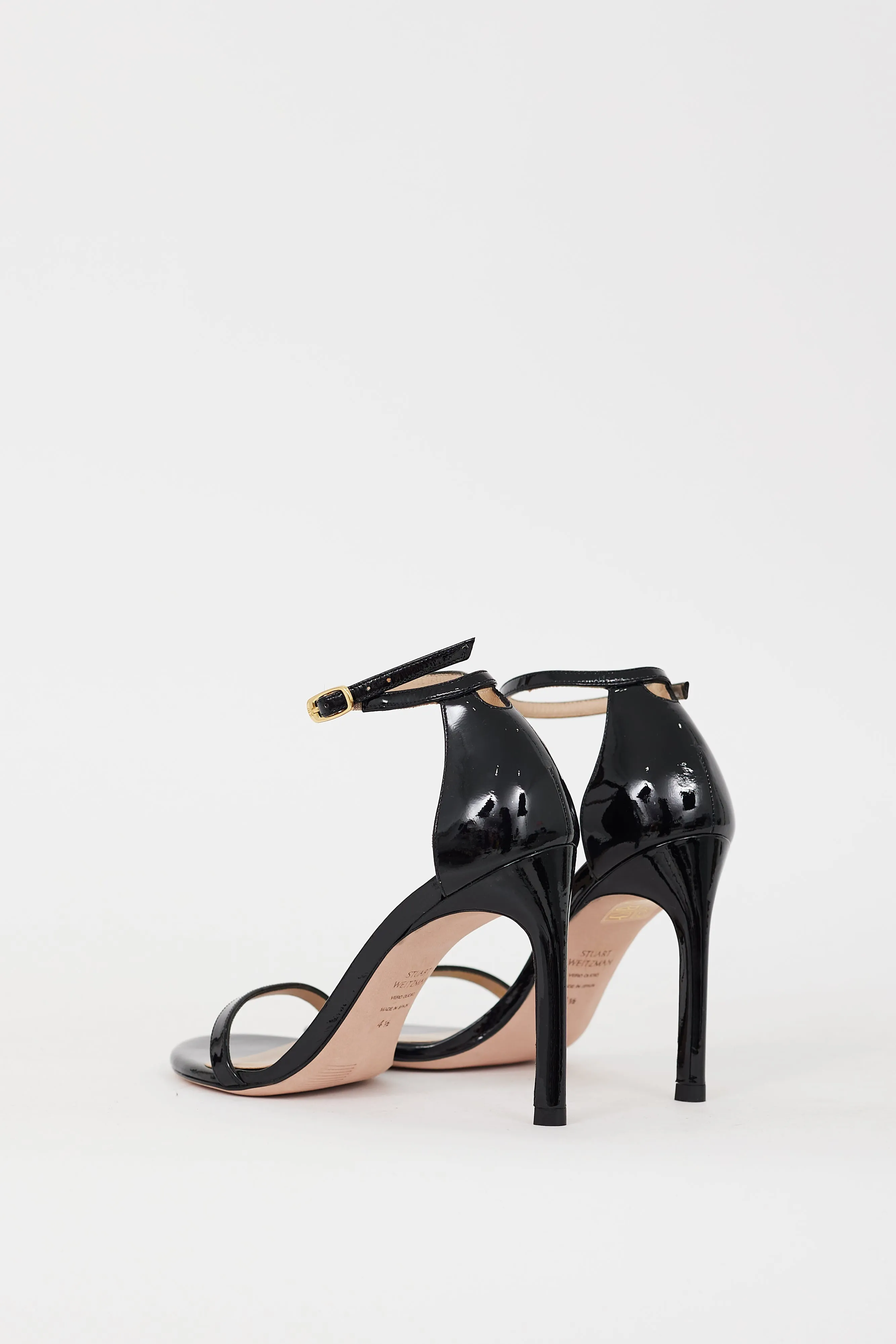 Black Patent Leather Nudistsong Heel