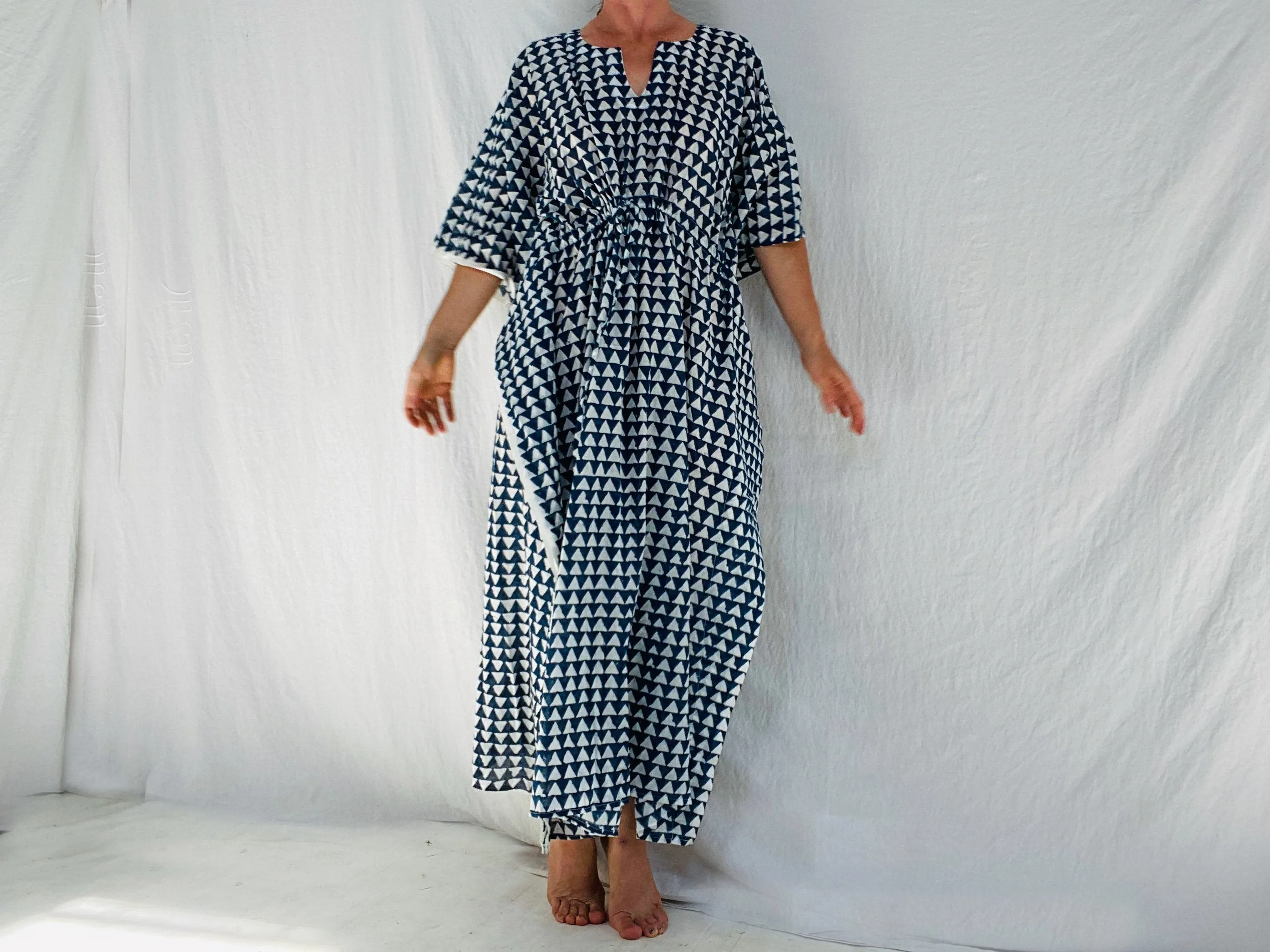 Block Print Caftan.