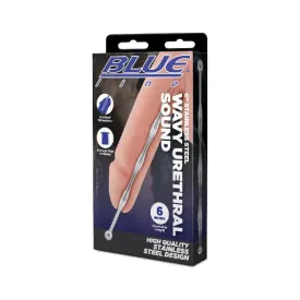 Blue Line 6" STAINLESS STEEL WAVY URETHRAL SOUND