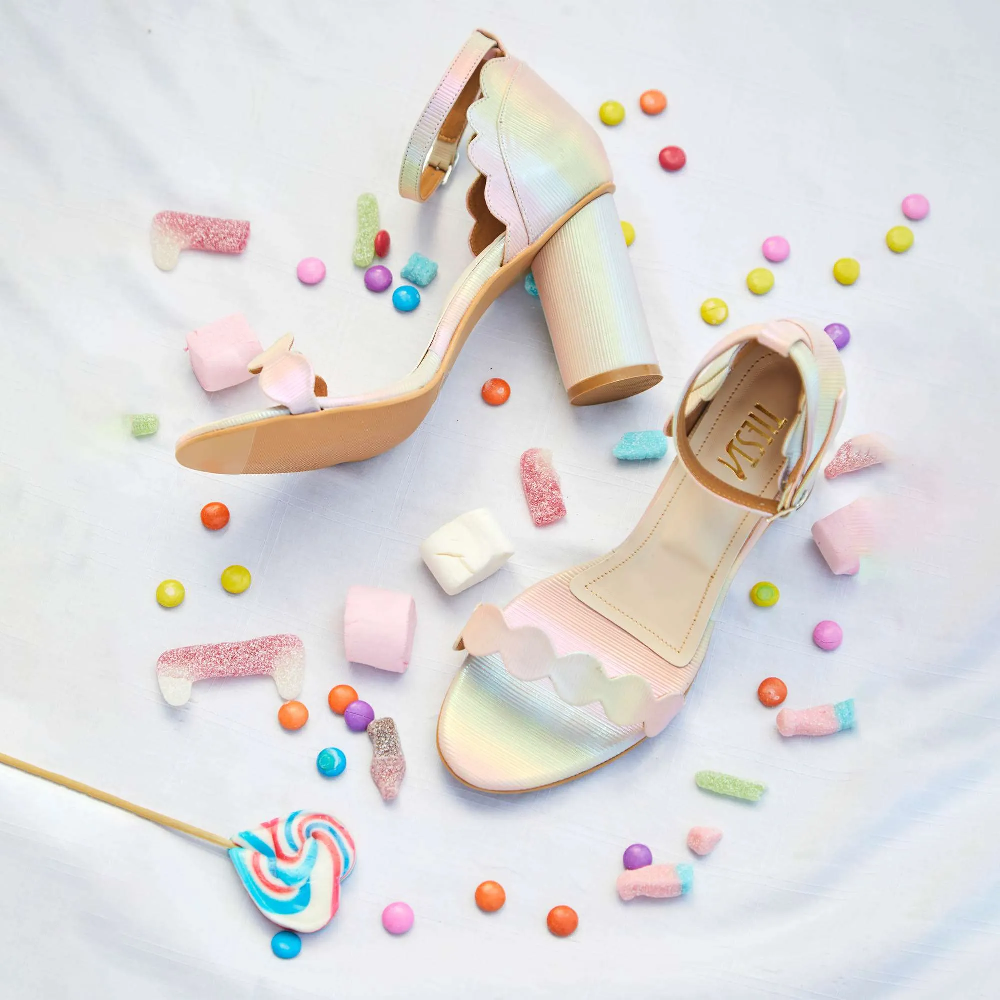 Bubblegum Block Heels - Sugar Rush