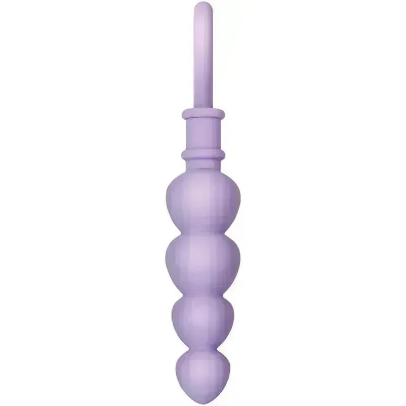 Evolved Sweet Treat -  11.5 cm Beaded Butt Plug with Handle