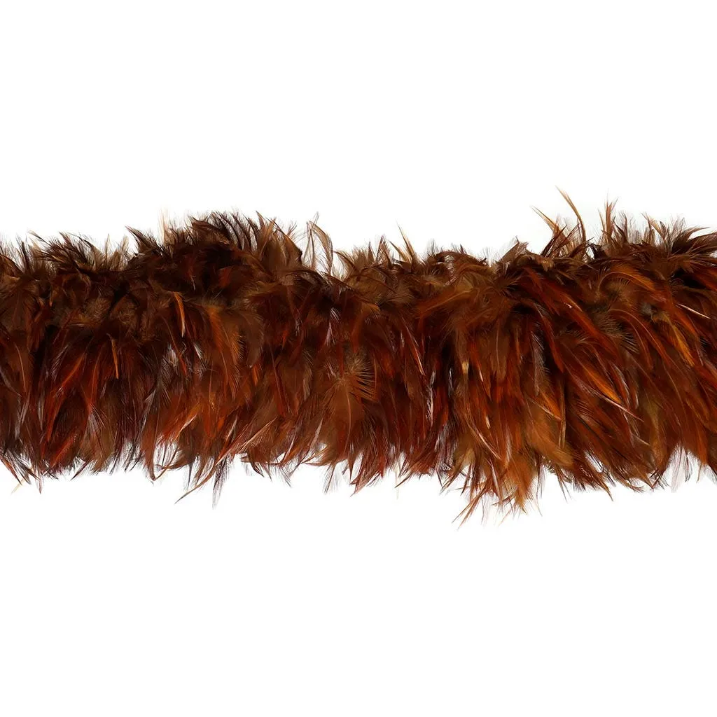 Furnace Rooster Feather Boa - Natural