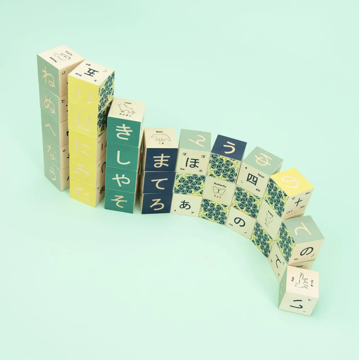 Japanese Wooden Blocks by Uncle Goose