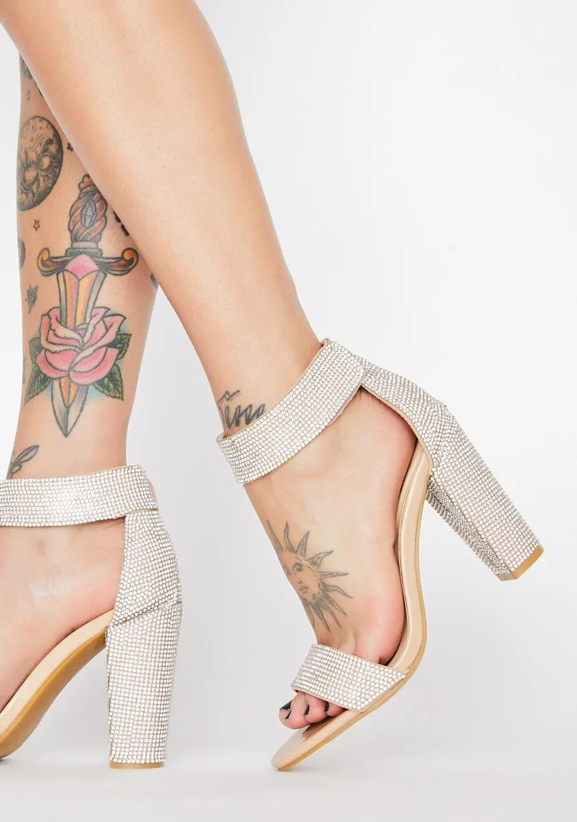 My Spotlight Rhinestone Heels