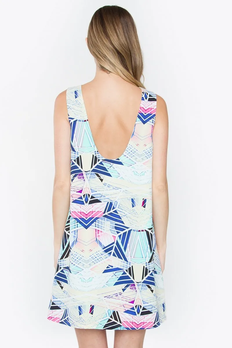 Nanette Geometric Print Dress