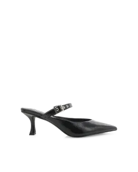 OLINDA - BLACK CRINKLE PATENT