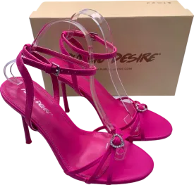 Public Desire Pink Gelato WF Heels UK 6